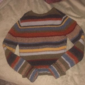 A wool knitted sweater